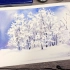 水彩过程 冬天画一张简单的雪景~~~微博：娜Naland