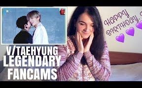 BTS V-½ðÌ©ºà Legendary Fancams Reaction (ÉúÈâ
