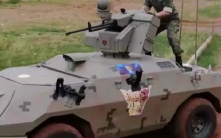 陆军再添新玩具！央视节目录制现场曝光新型国产无人战车