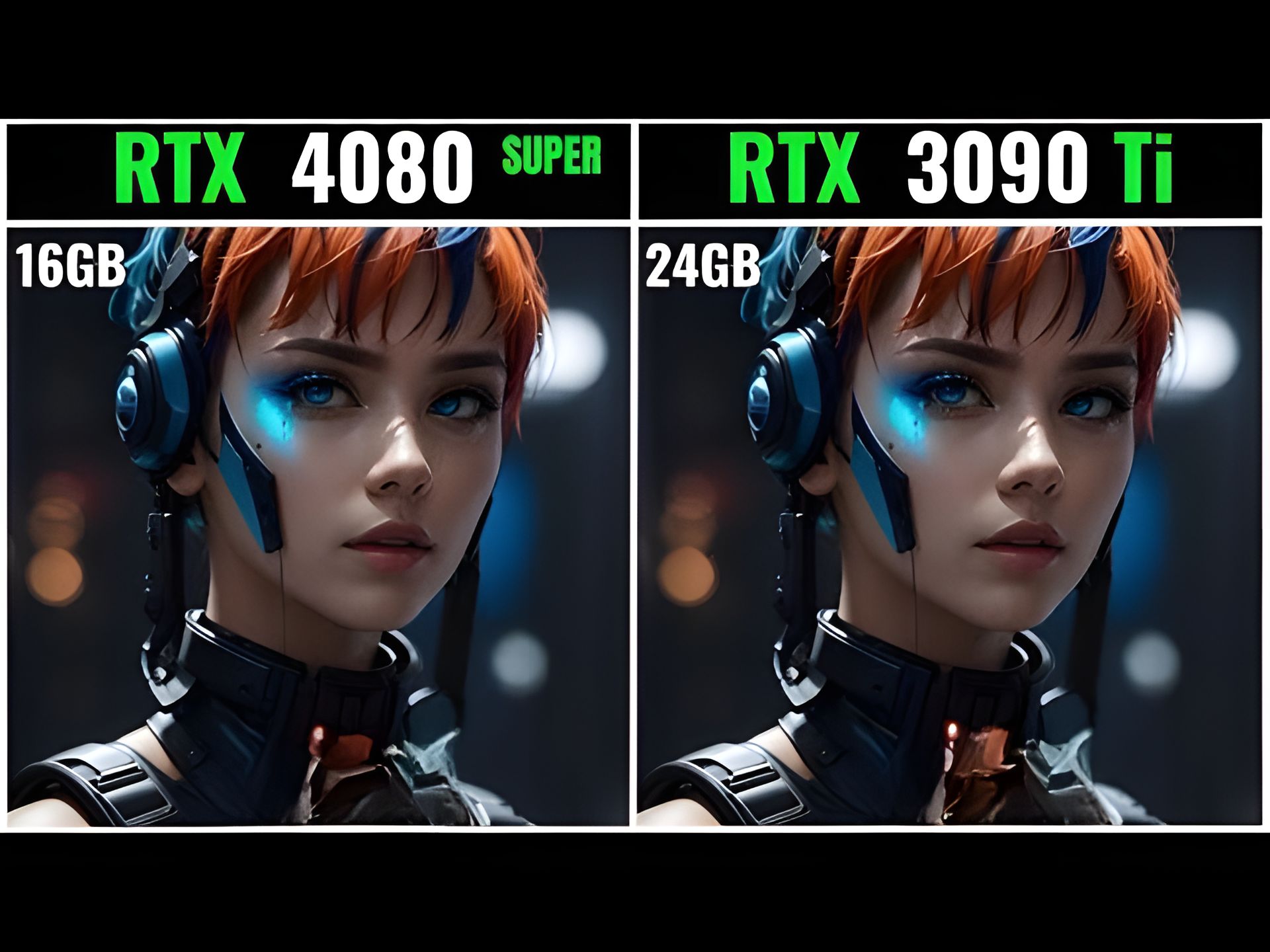 NVIDIA 现今高端卡和上届卡皇的较量（心有余而力不足）RTX 4080 Super vs RTX 3090 Ti 测试游戏性能差异对比