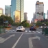 夕阳下的上海行车视频 画面很美