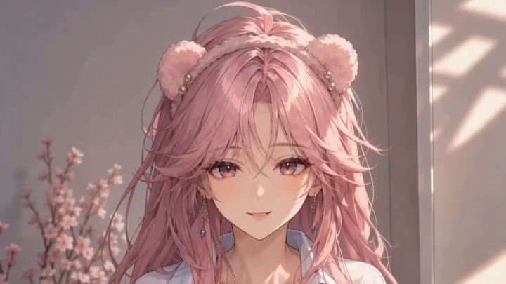 粉发少女宅舞视频-八重神子