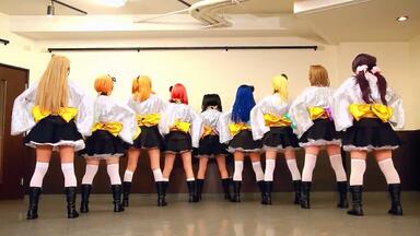 【扒舞自用】<em class="keyword">lovelive</em>！想在辉夜城起舞【镜面翻转】【音画同步】