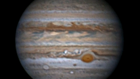 木星2个小时自转效果 拍摄于2020年6月11日 广州