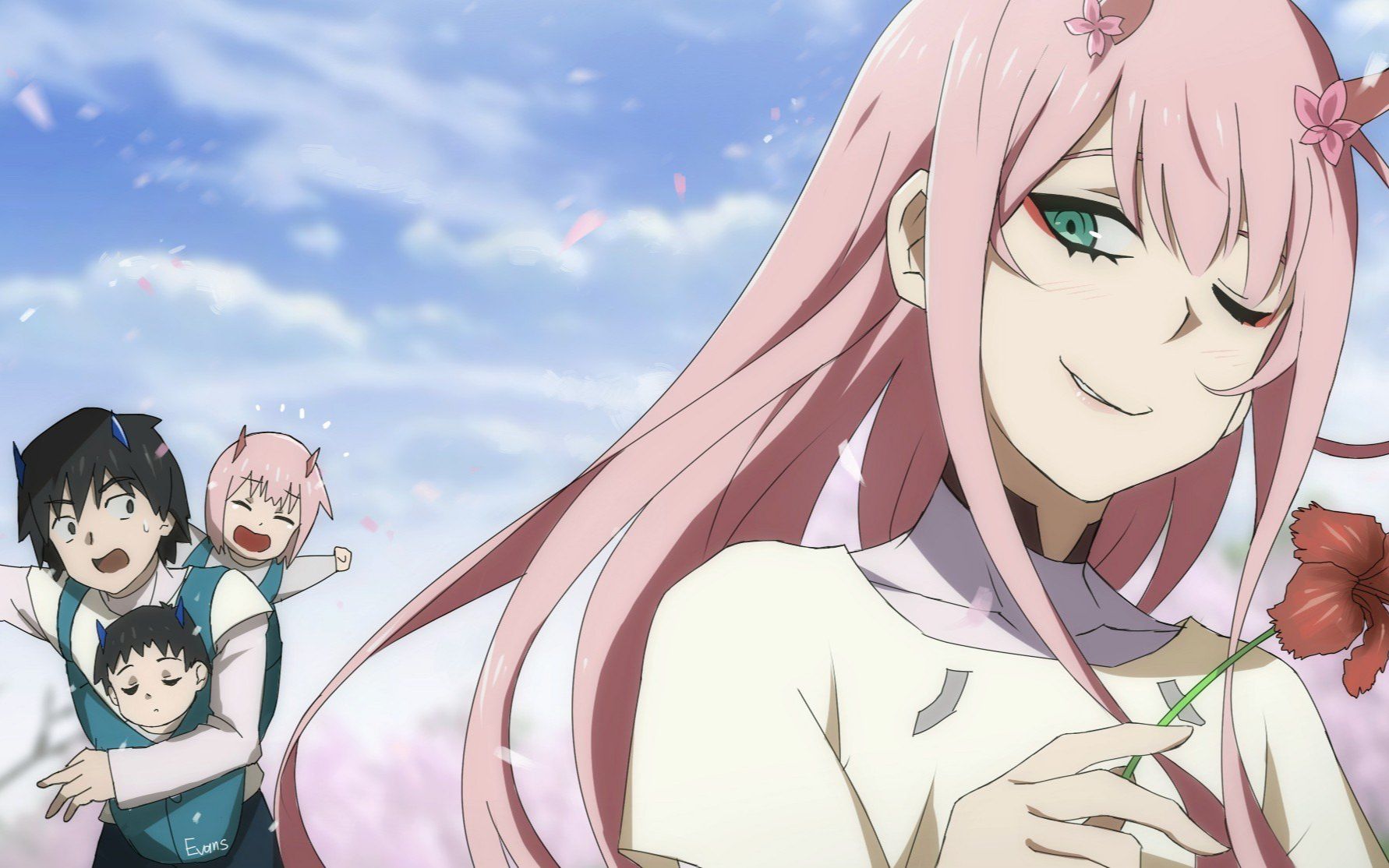 【DARLING in the FRANXX/国家队/前方高甜】呐darling，我的一切，都属于你！_哔哩哔哩 (゜-゜)つロ 干杯