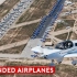 疫情下的航空业，数千架飞机停放在机场