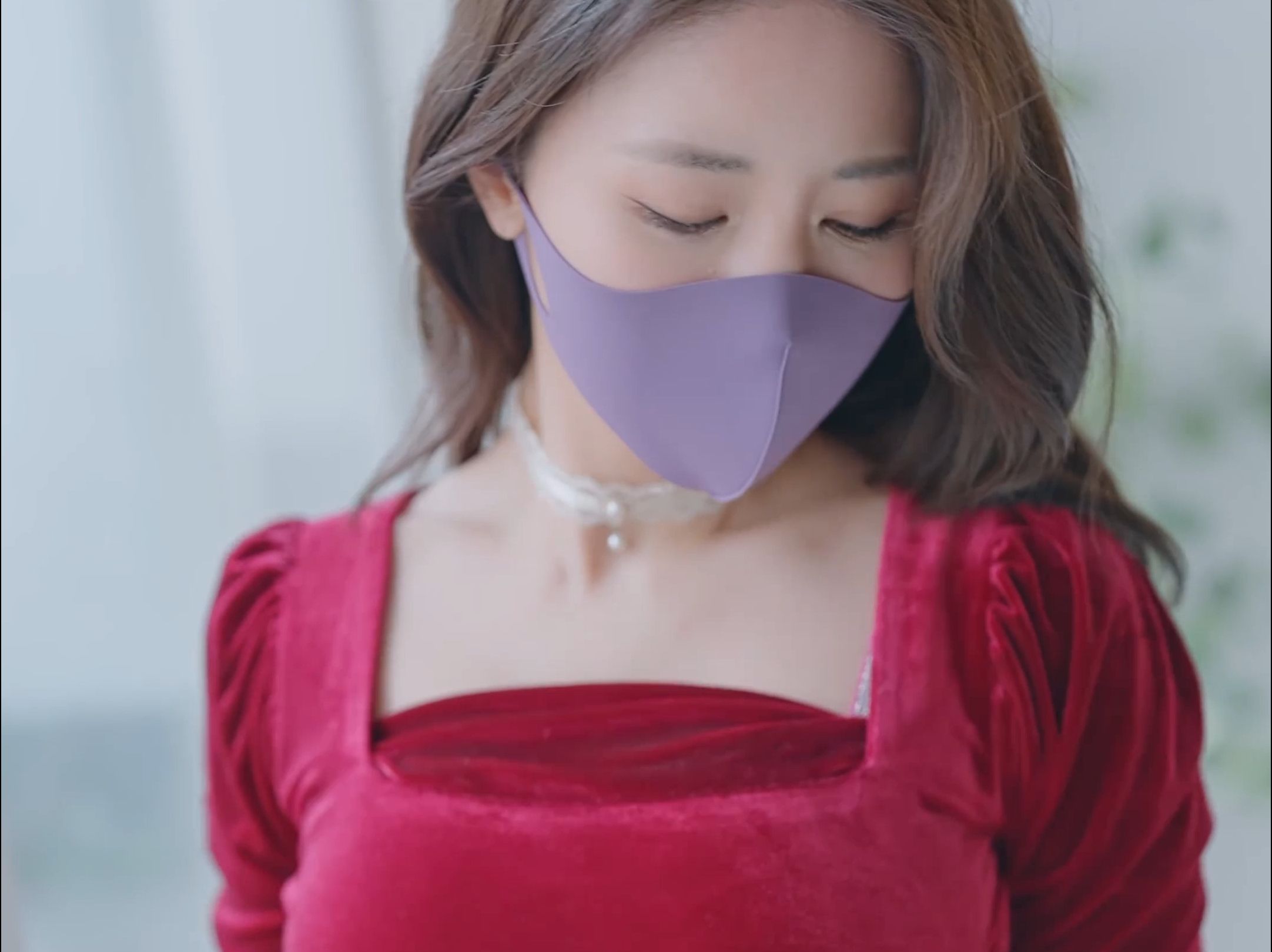 Miss Rose's Velvet Rose Dress Outfit