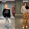 juun和momo一起cha金钟仁的wait on me 两个人都好会跳 许愿合作cha