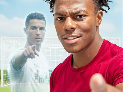 挑战复刻C罗名场面 ⚽️🔥