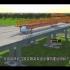 铁路桥梁建桥施工模拟动画施工架桥机过跨走行动画