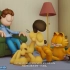 【西语动画】Garfield--Jugando al gato y al ratón 猫鼠大战（中西双语字幕版），一起来
