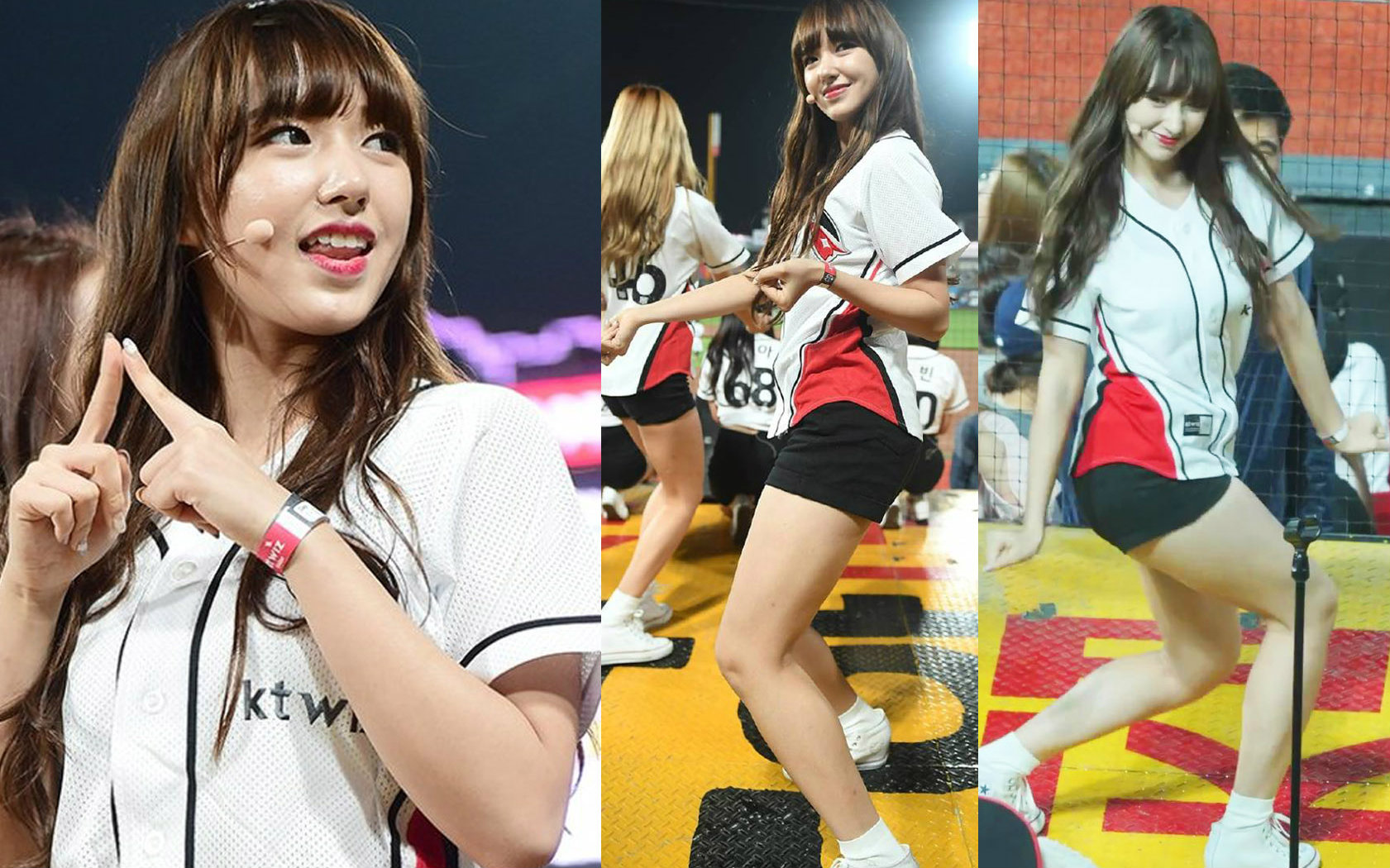 wjsncosmicgirls宇宙少女程潇开球表演多连发161005