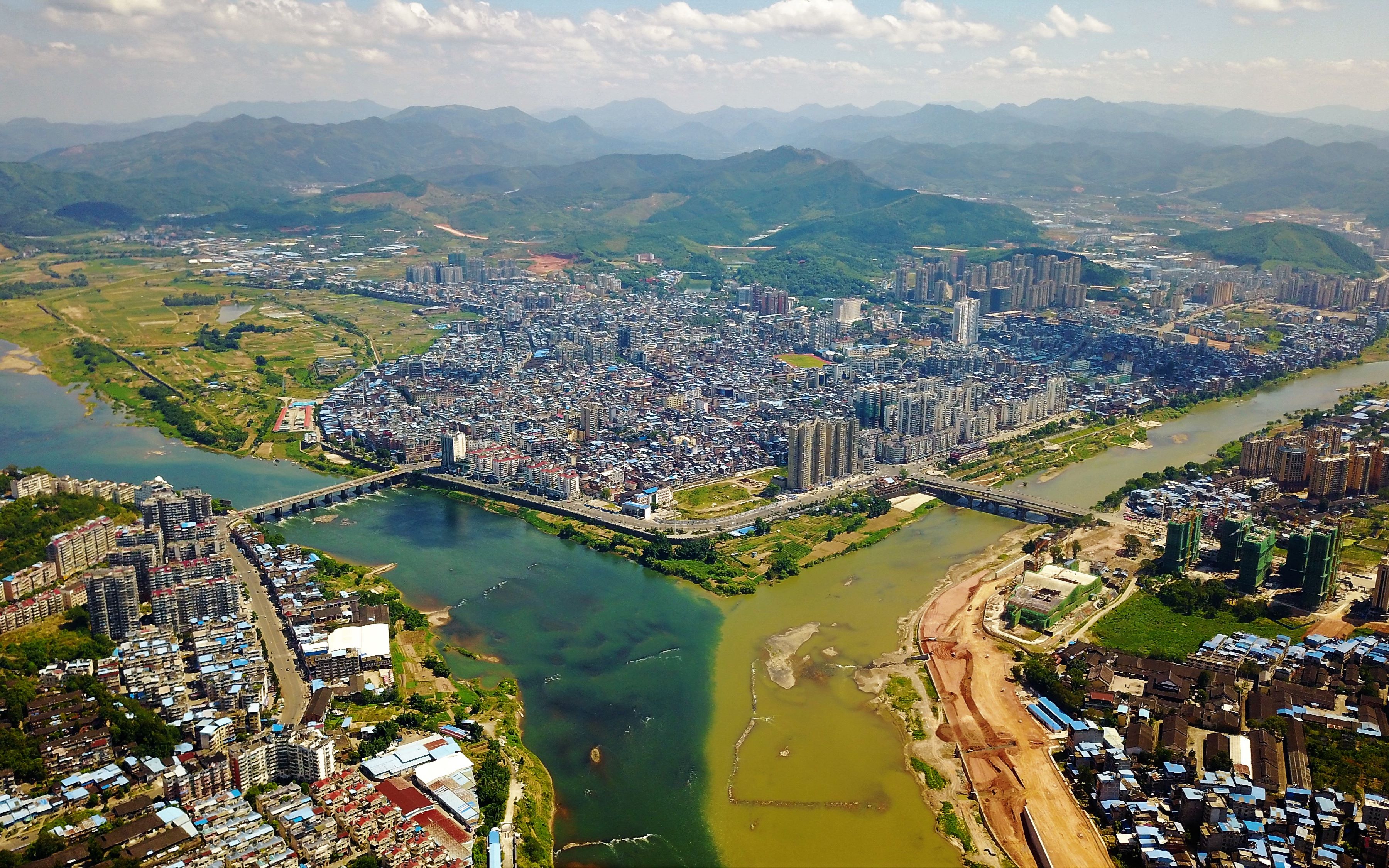 福建省建瓯市航拍