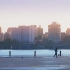 空镜头视频  城市早晨锻炼 素材分享