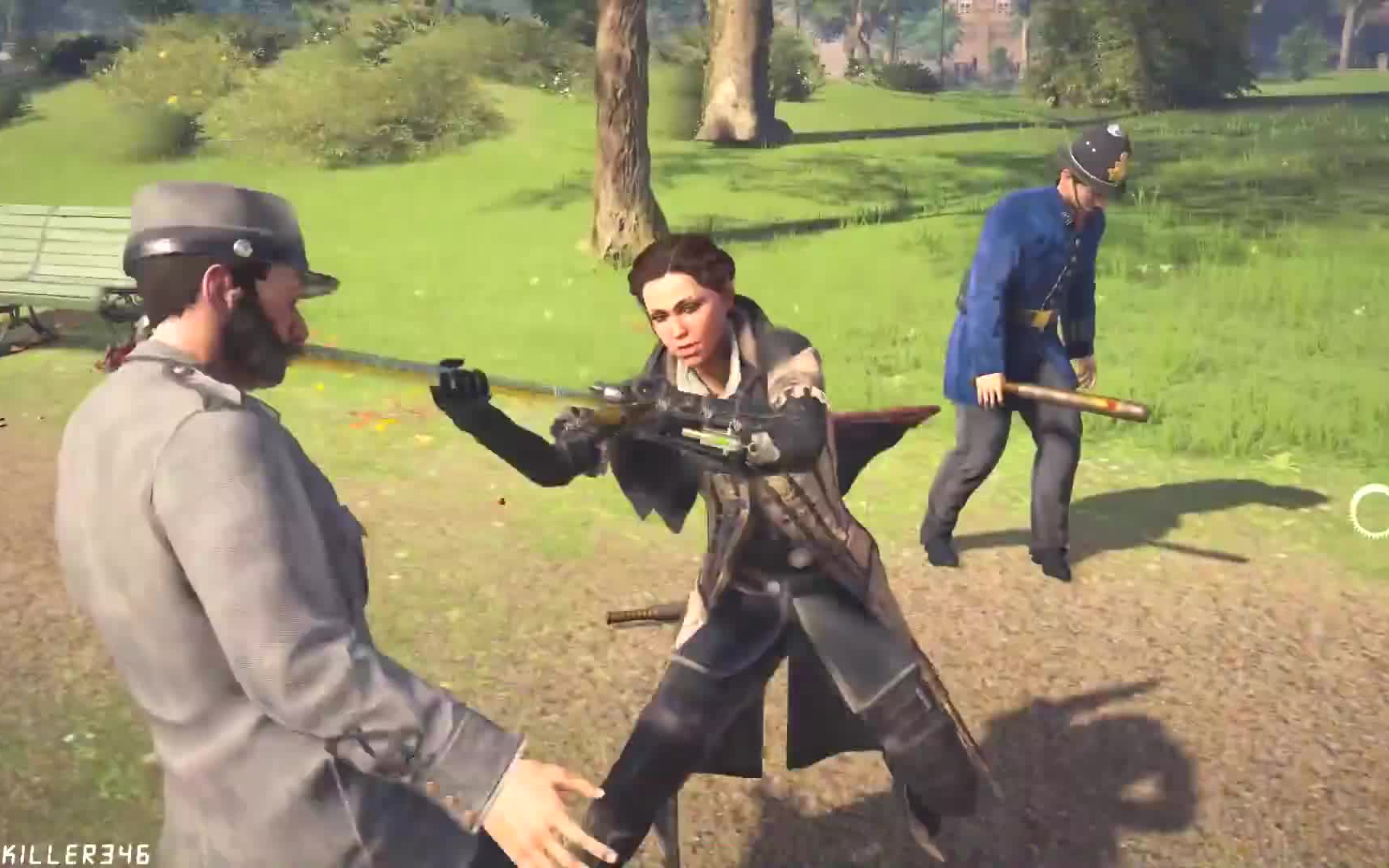 刺客信条枭雄处决动作集锦