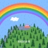 小猪佩奇动画片解说之彩虹，下雨了，猪爸爸使出洪身解数