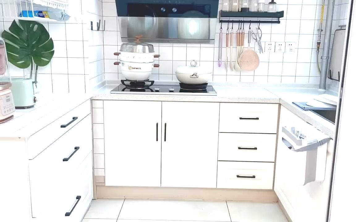 4平米小厨房，抽屉尺寸分享，合理布局，厨房干净整洁又温馨