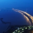 【航拍】上帝视角下凌晨五点的深圳湾大桥