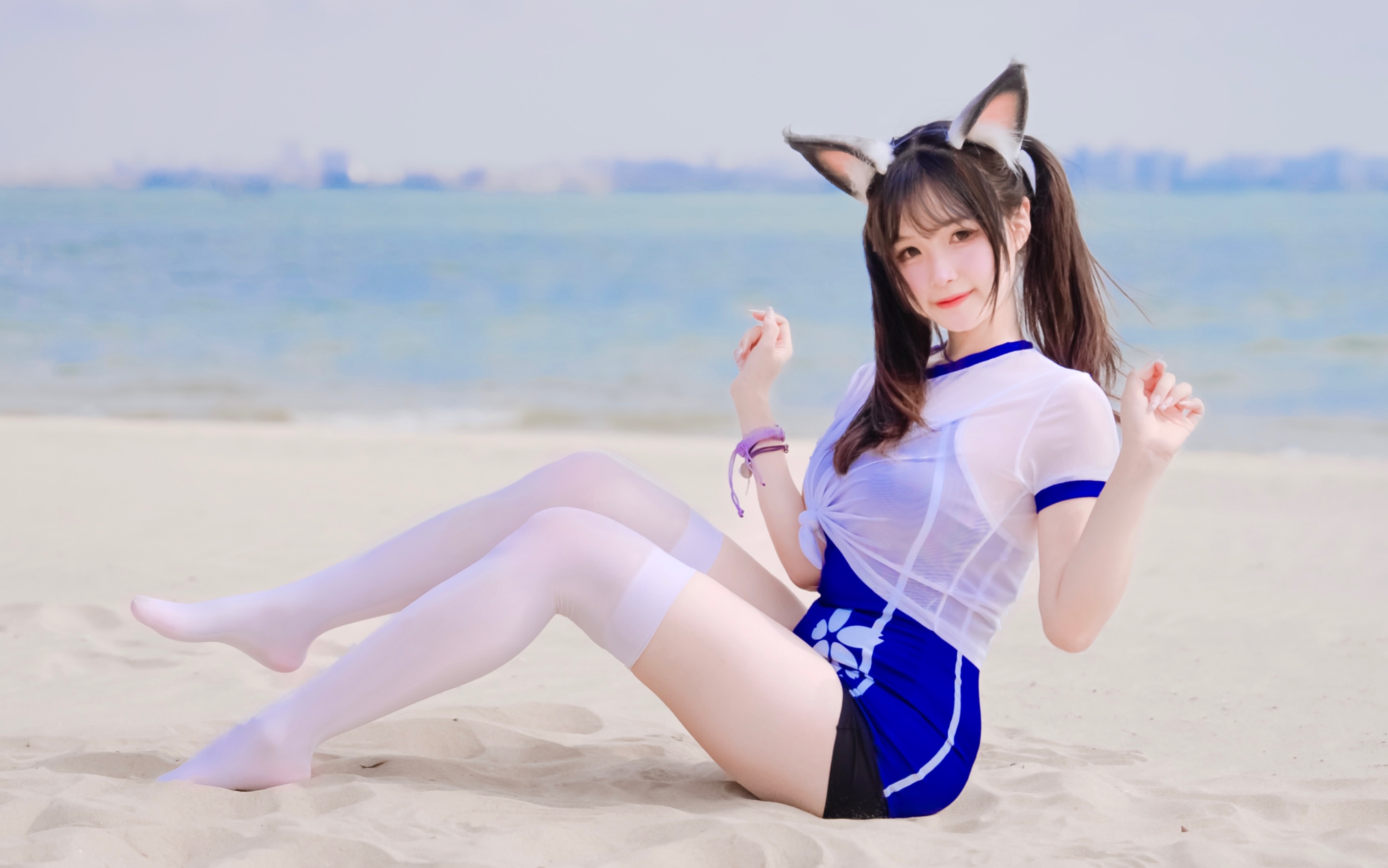 Bam Bam Bam! Swimsuit Walnut shines~