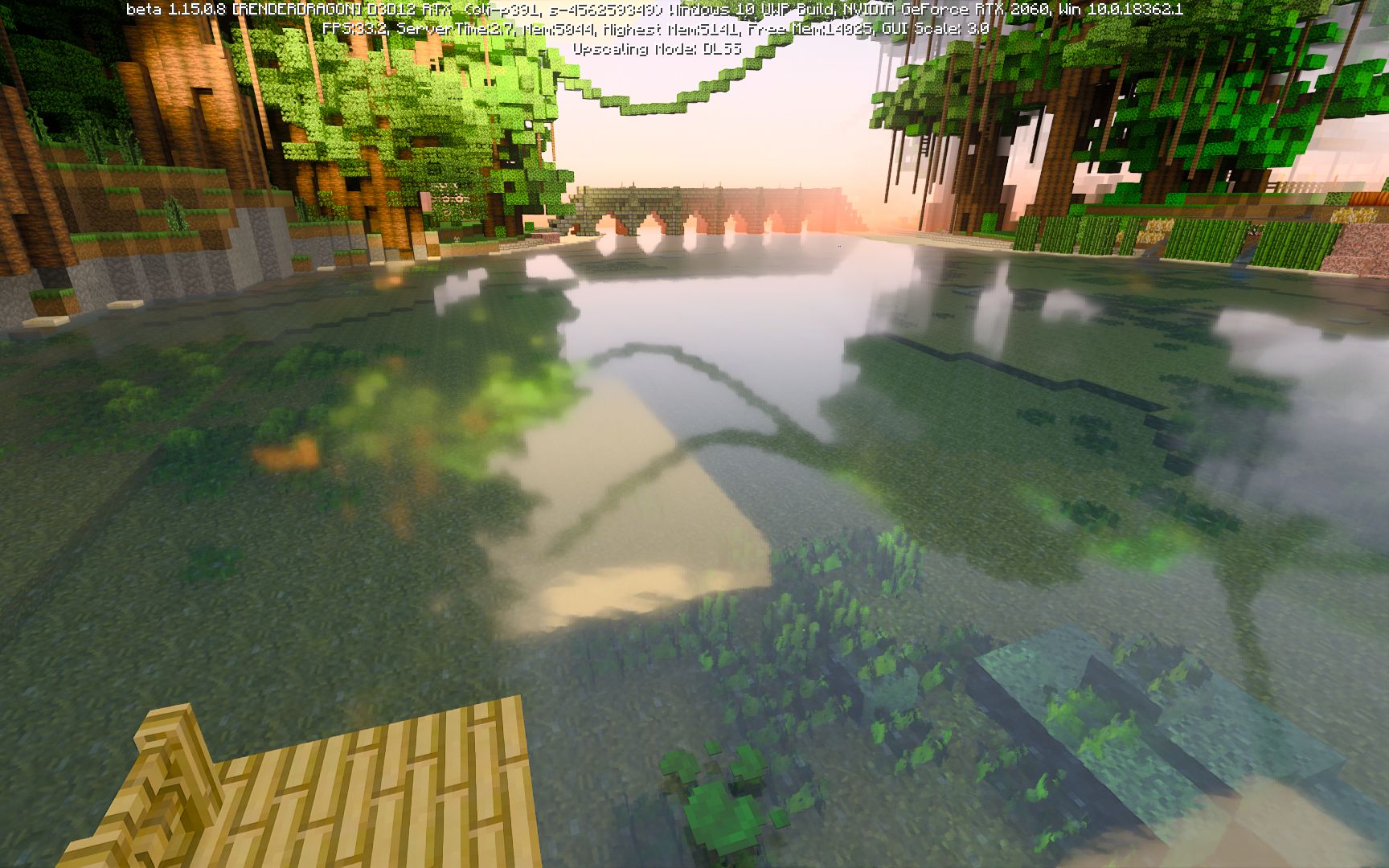 当我的世界Win10版开启光线追踪_哔哩哔哩 (゜゜)つロ 干杯bilibili