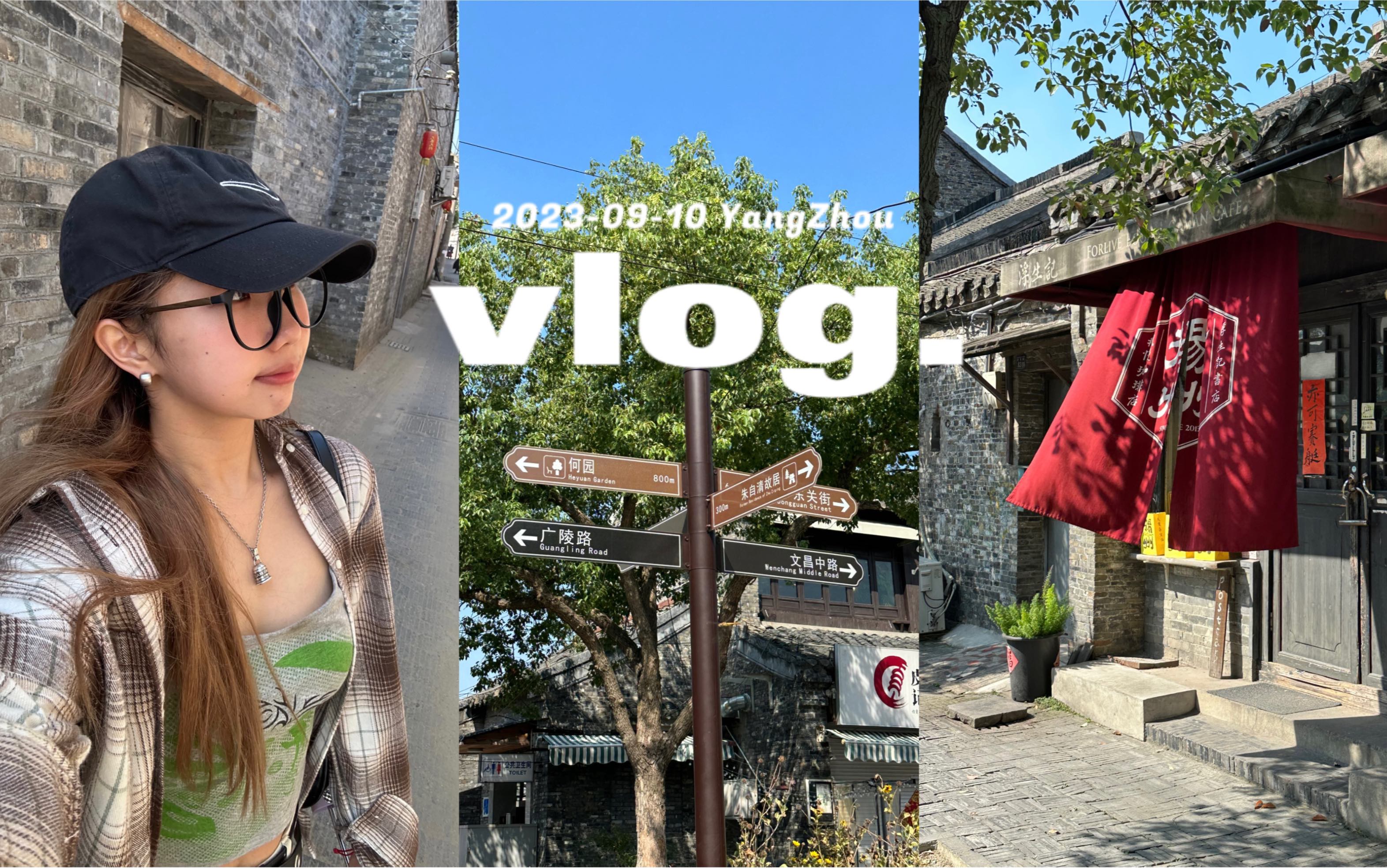 【出去玩VLOG】扬州vlog（下）：中文说唱使我露宿街头&再当半天游客