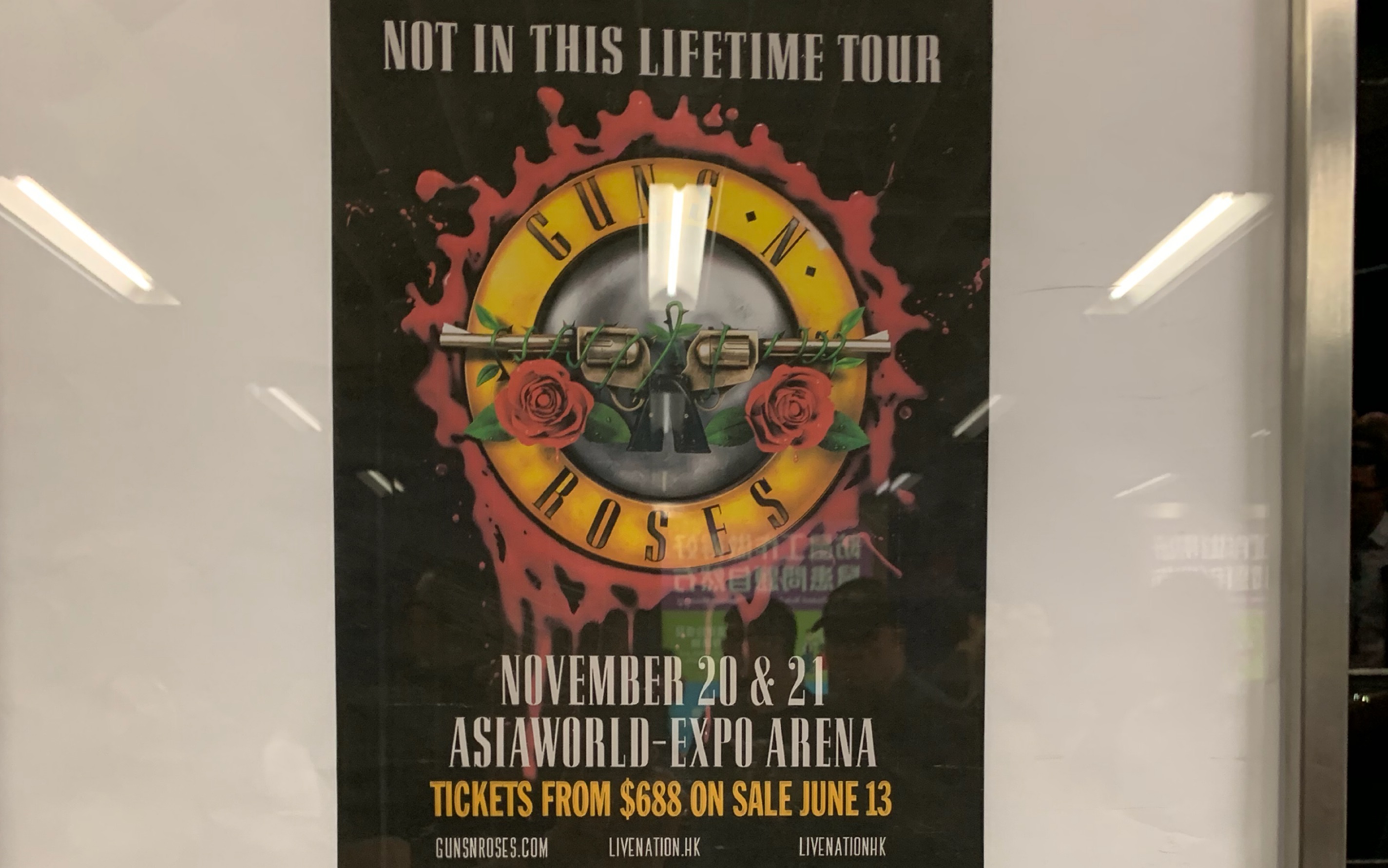 civil war guns n" roses 枪花2018香港演唱会饭拍(声音还行)