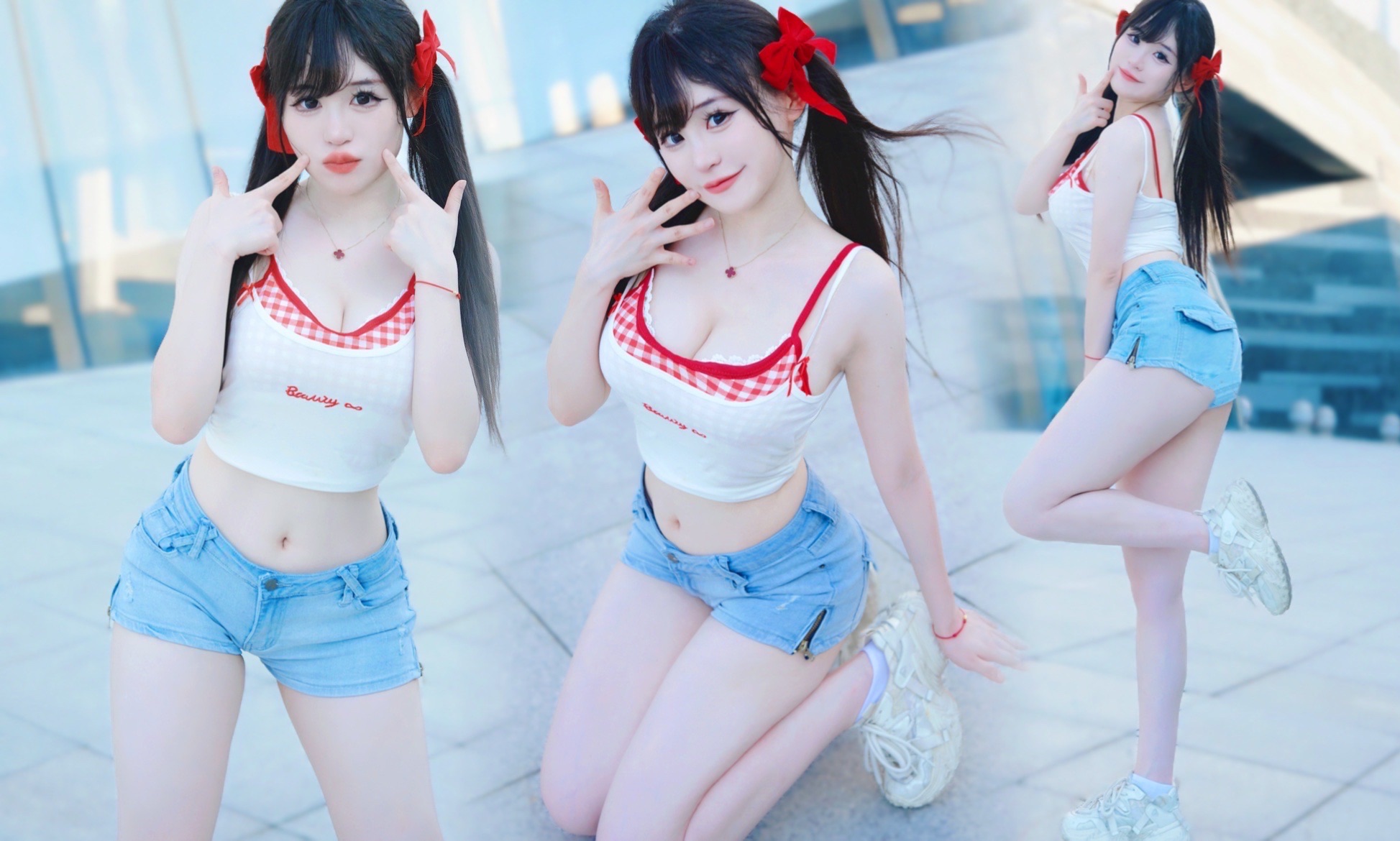 Youthful and youthful double ponytail ❤️ Tell Me～ with me!