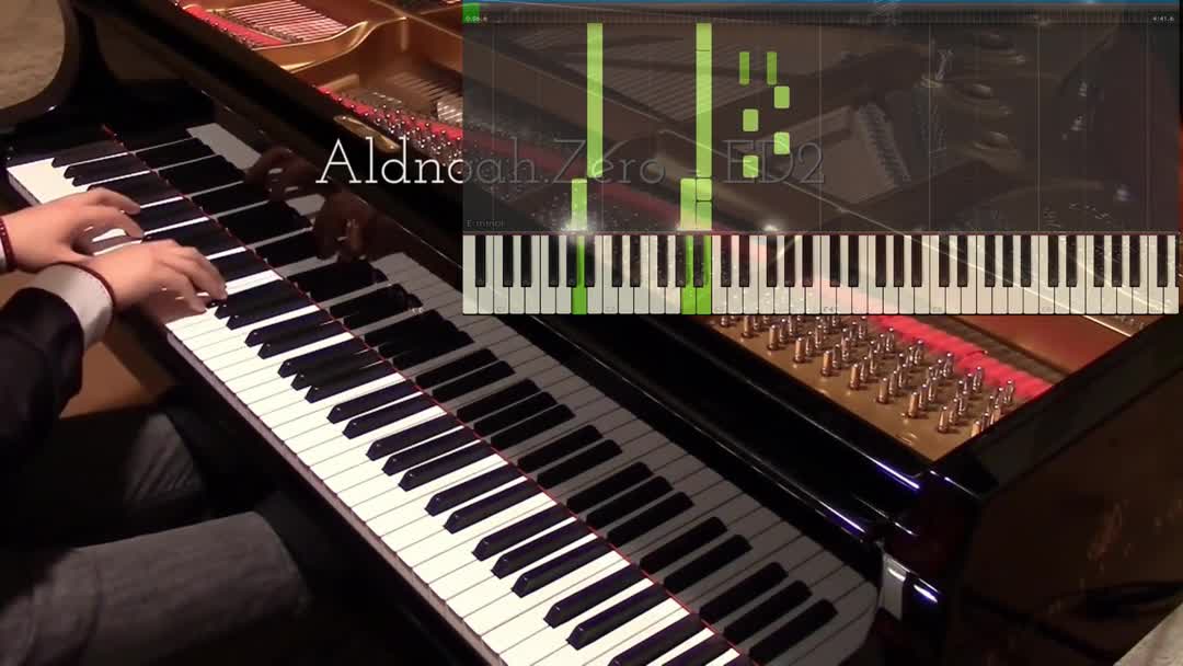【synthesia/a叔】核爆神曲 alize by animenz 模拟钢琴图片