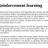 reinforcement learning强化学习