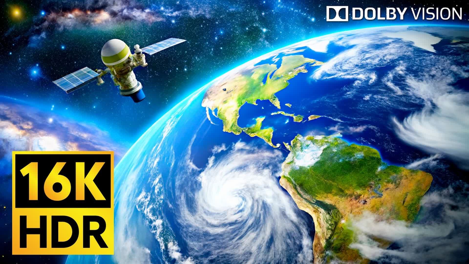 “地球的DNA动了！”16K沉浸式漫游｜极光熔岩×冰川裂变，这才是AI画不出的HDR终极美学