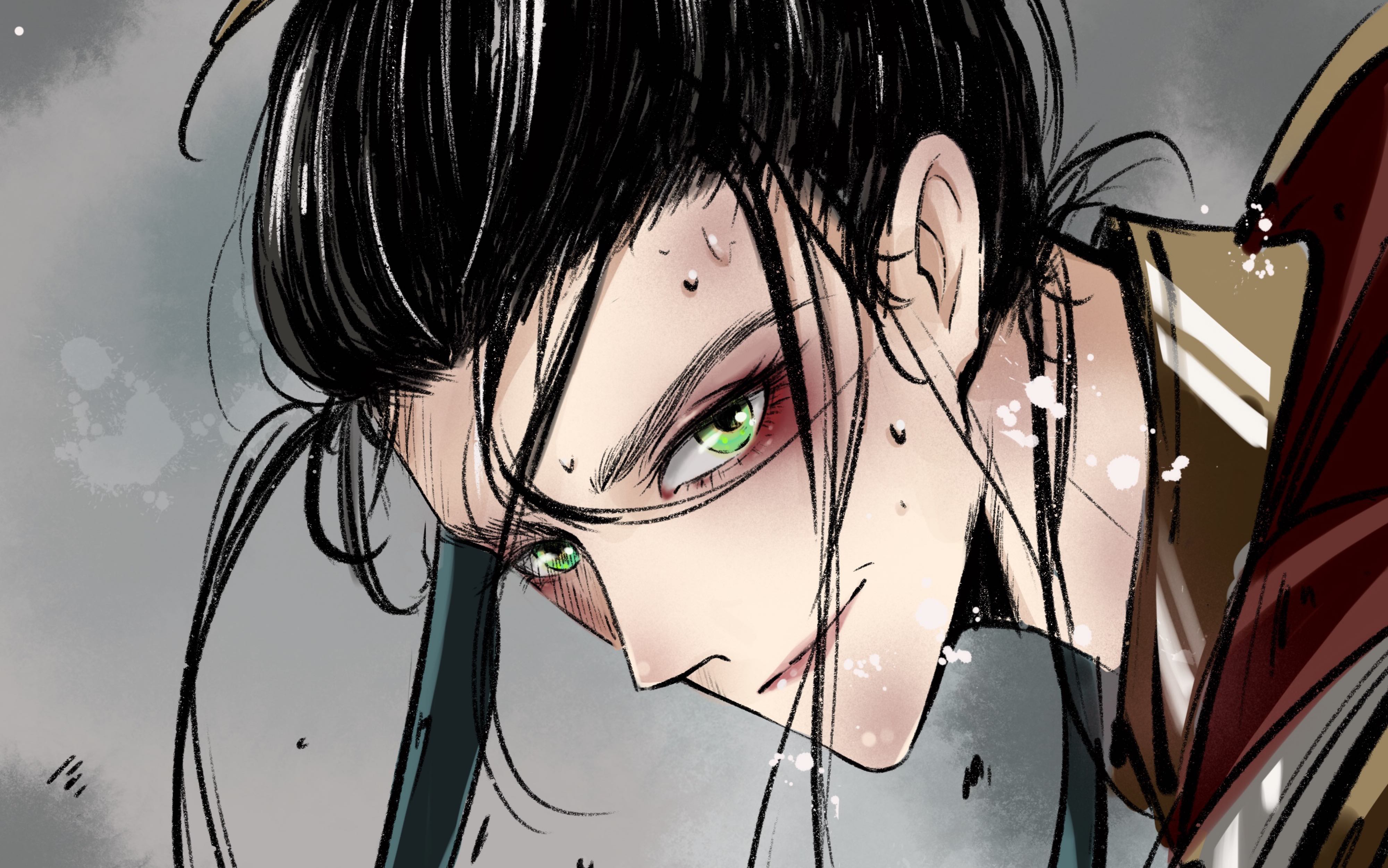 单张作品小说木兰无长兄想象中的狄美人狄叶飞杂线绘画风格