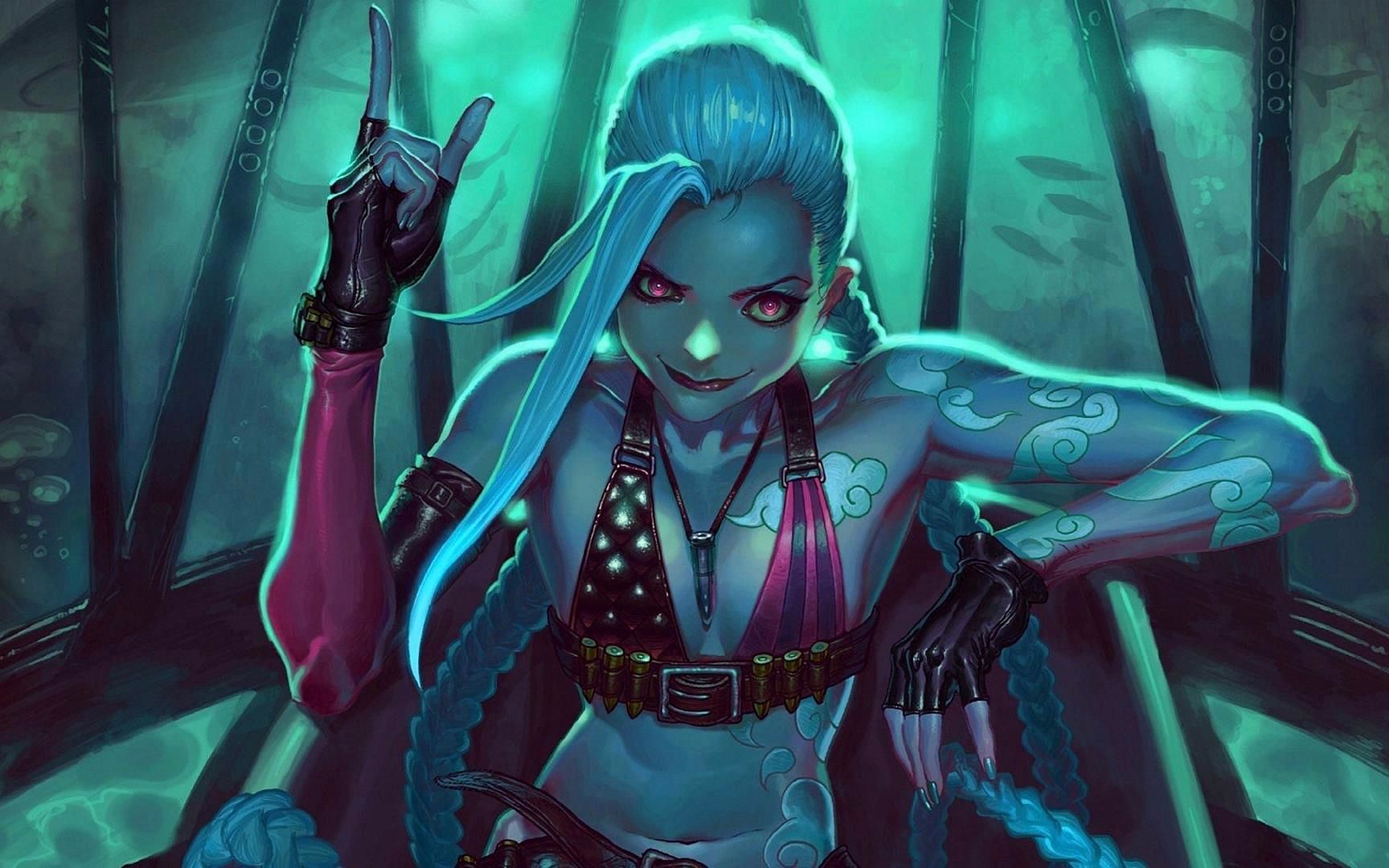 金克斯动画cg 金克丝动画