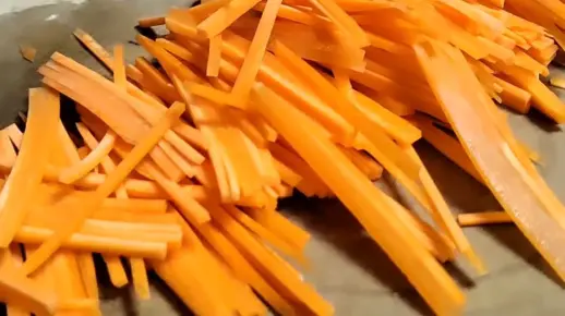 胡萝卜快速切丝