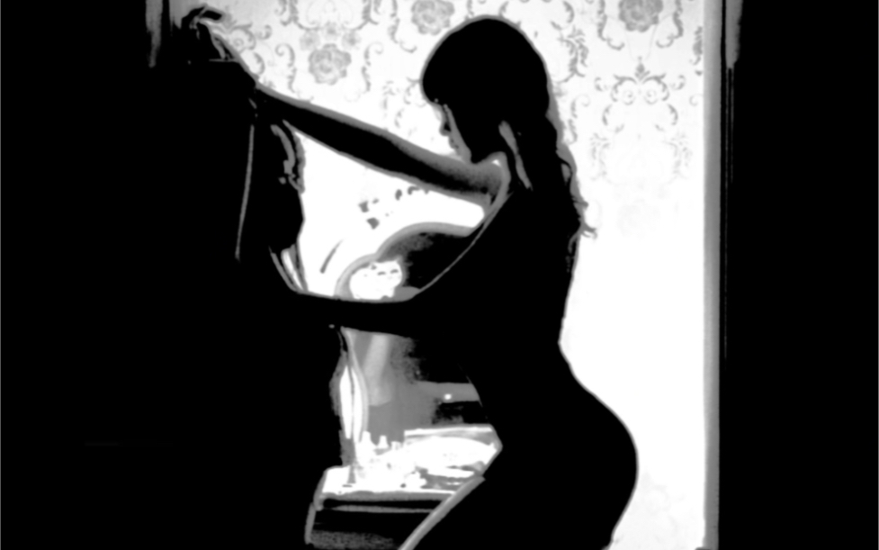 Why are you the same height as her when you're standing on a chair?