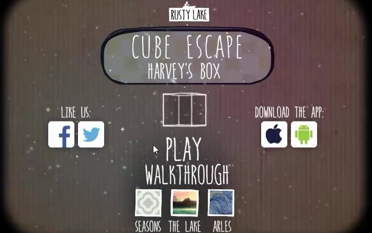 【转官方】方块逃脱:哈维的盒子 cube escape4- harvey"s box 通关