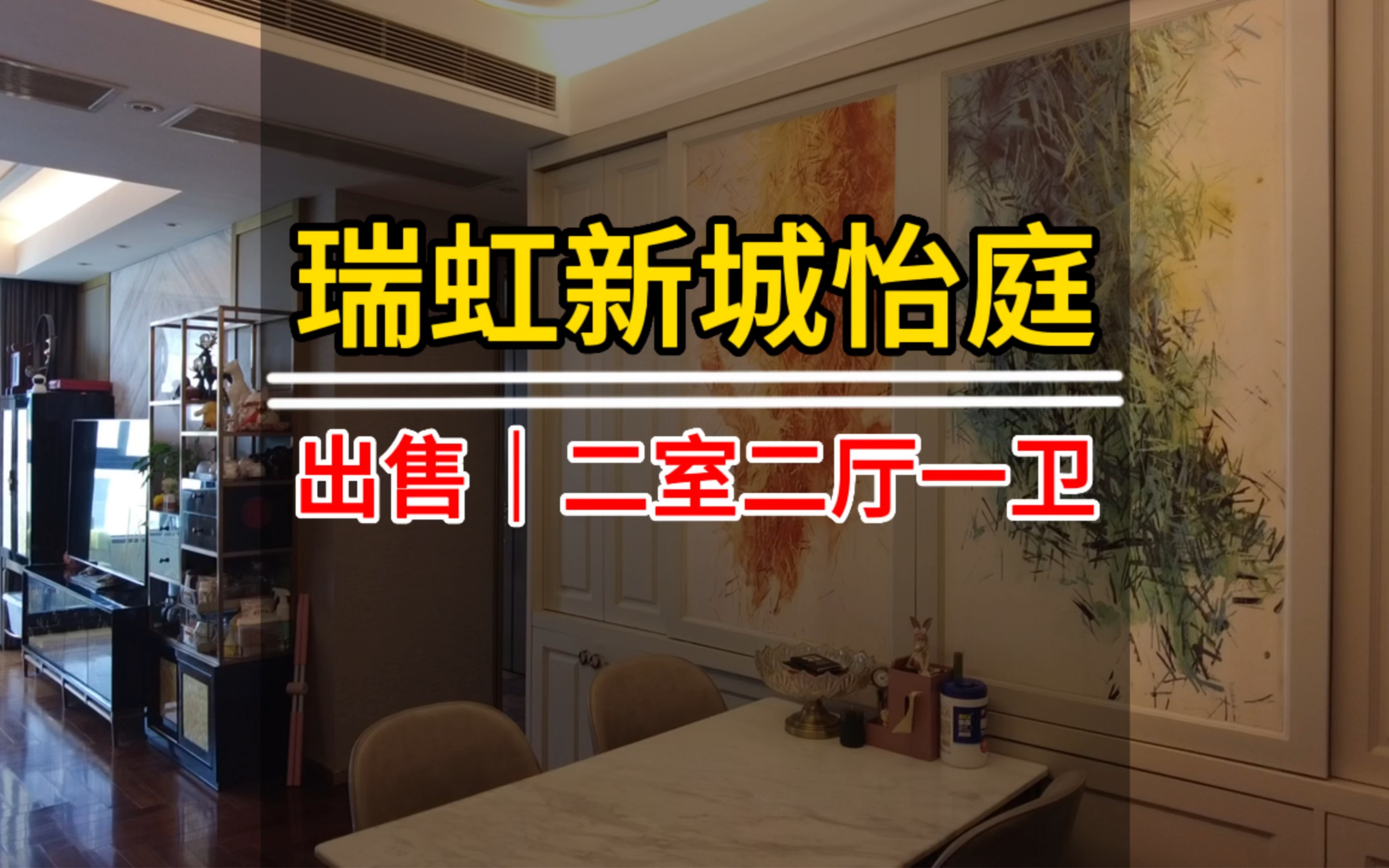 出售|瑞虹新城怡庭|99平米2室2厅1卫-上海房产顾问王洛阳-上海房产顾问王洛阳-哔哩哔哩视频