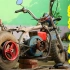 【改装】[2]单缸柴油机版-小猴子摩托车
