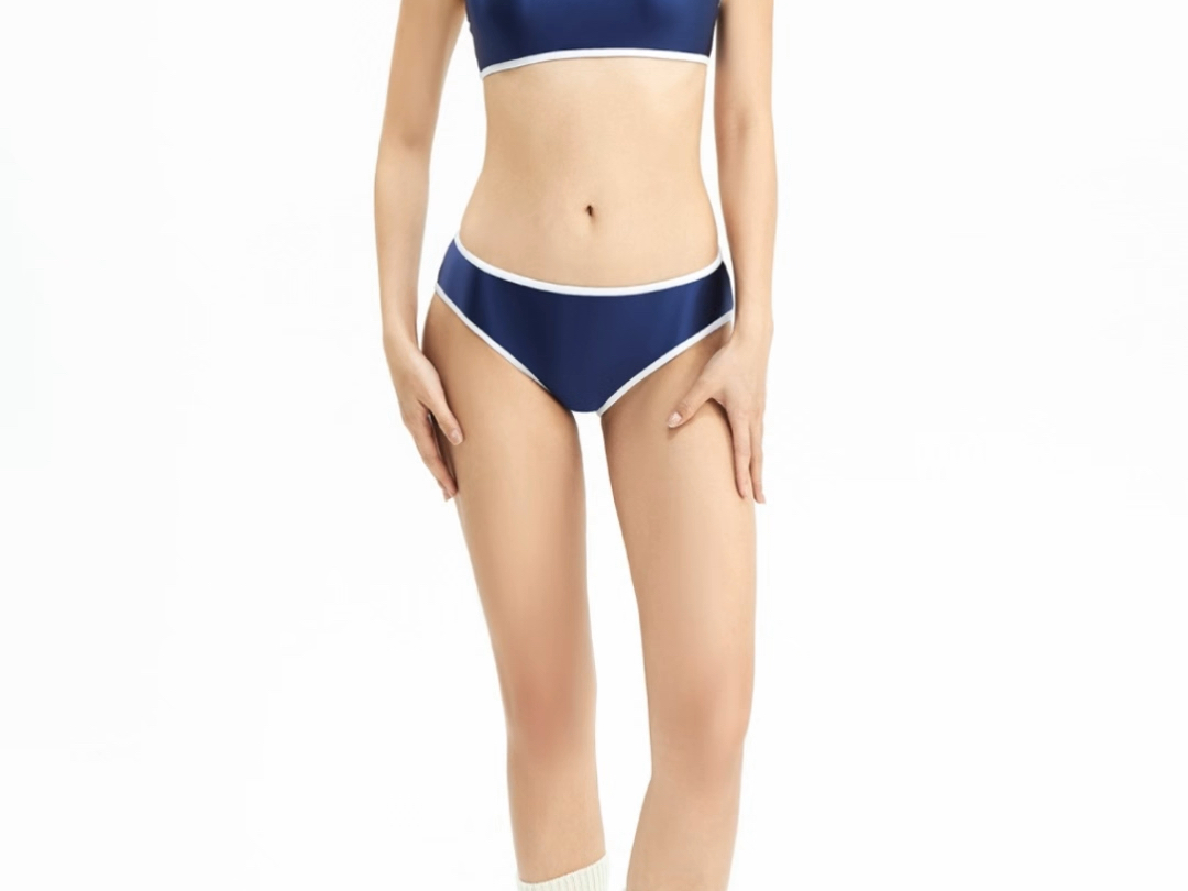 AMORESY Maia Collection Japanese Spandex Halter Student Spa Sexy Cute Triangle Swim Trunks Bikini #Good Body Wear Out #Matching is About to Knock Out Happy #Fitness Wear Yoga Wear #High-Value Swimwear