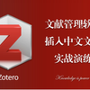 手把手教你Zotero插入中文参考文献