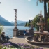 【4K HDR】意大利著名湖上花园 Villa Monastero 晚春时节紫藤花映着湖光盛开，清风惬意