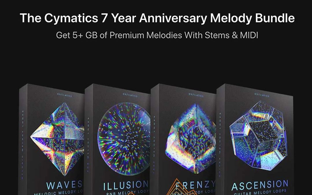 Trap旋律采样包音色 The Cymatics 7 Year Anniversary Melody Bundle WAV MIDI