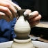 【陶艺拉坯】传统手工陶瓷制作，随形小花瓶造型。