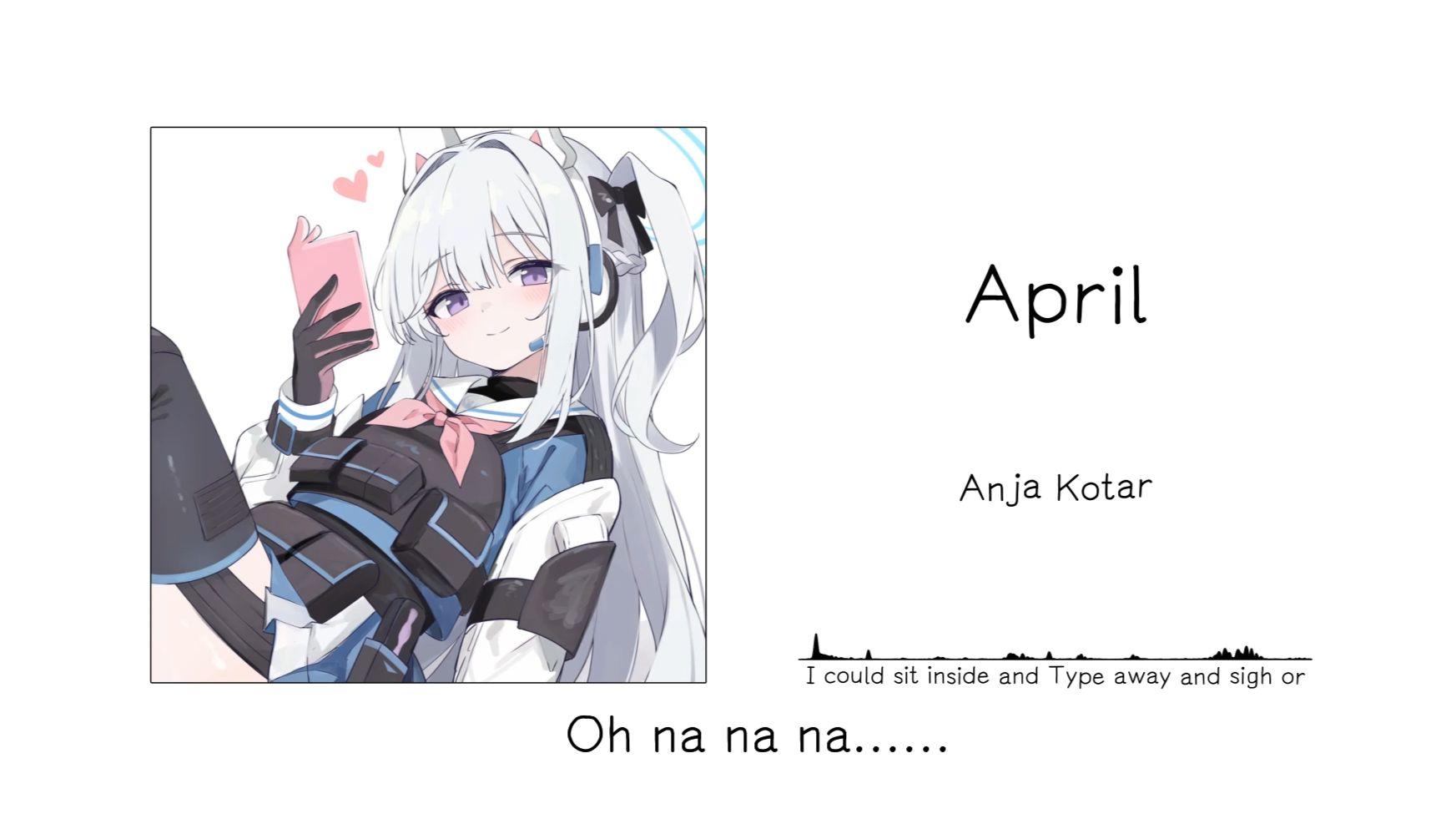 “这首歌太适合vlog什么的了！”||《April》