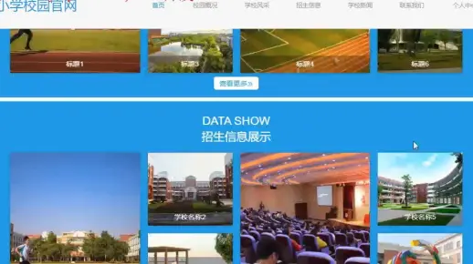 springboot中小学校园网站建设java毕业设计案例mysql源代码lw