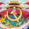 庆祝爱党爱国主题绘画，手抄报