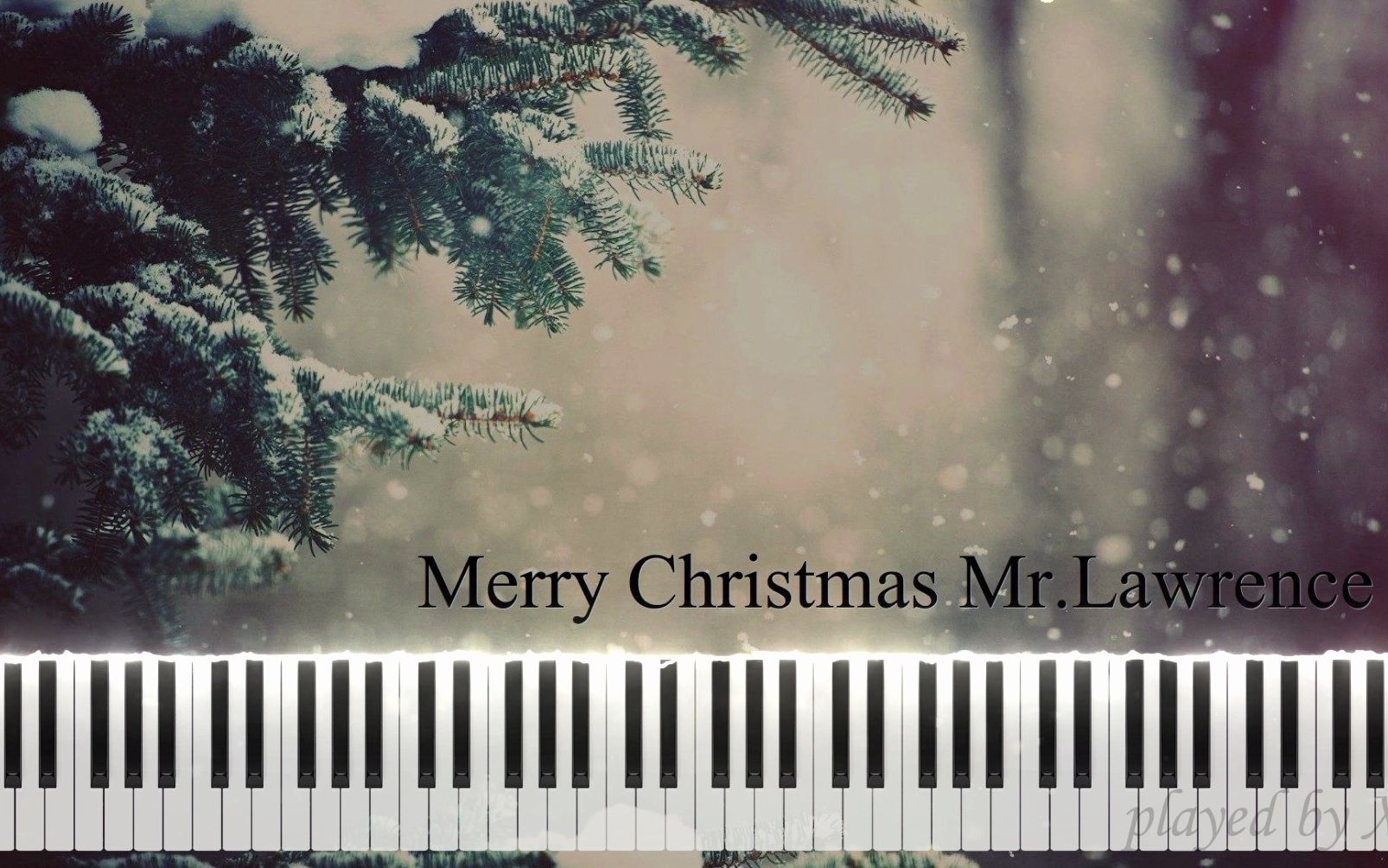 【坂本龙一】Merry Christmas Mr.Lawrence 圣诞快乐，劳伦斯先生