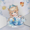 【修旧如旧】沐霂十万粉新衣人鱼姬贺卡电子版