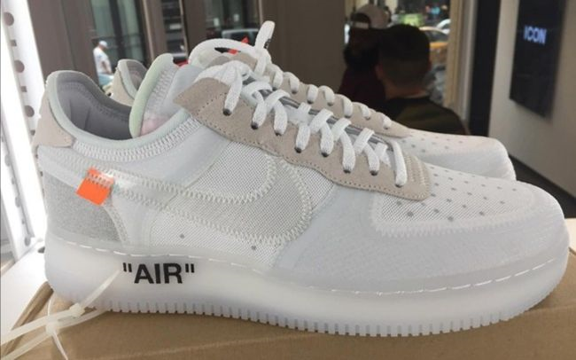 超级火爆的nike air force 1 off white af1 ow 空军纯白超限量 联名