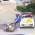 两轮撞上四轮电动车#西安二手电动车市场#西安摩托车回收#西安电动车回收#西安二手摩托车#西安