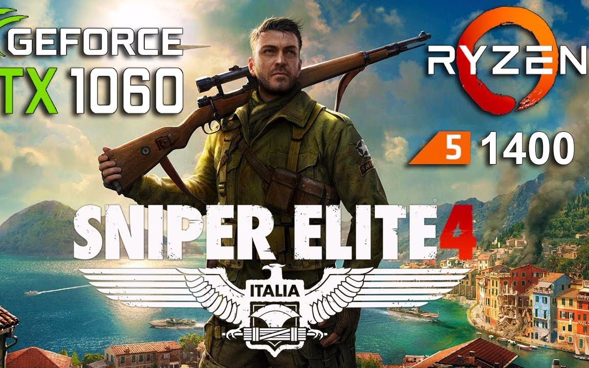 狙击精英4pc版性能测试视频gtx1060ryzen514001080p